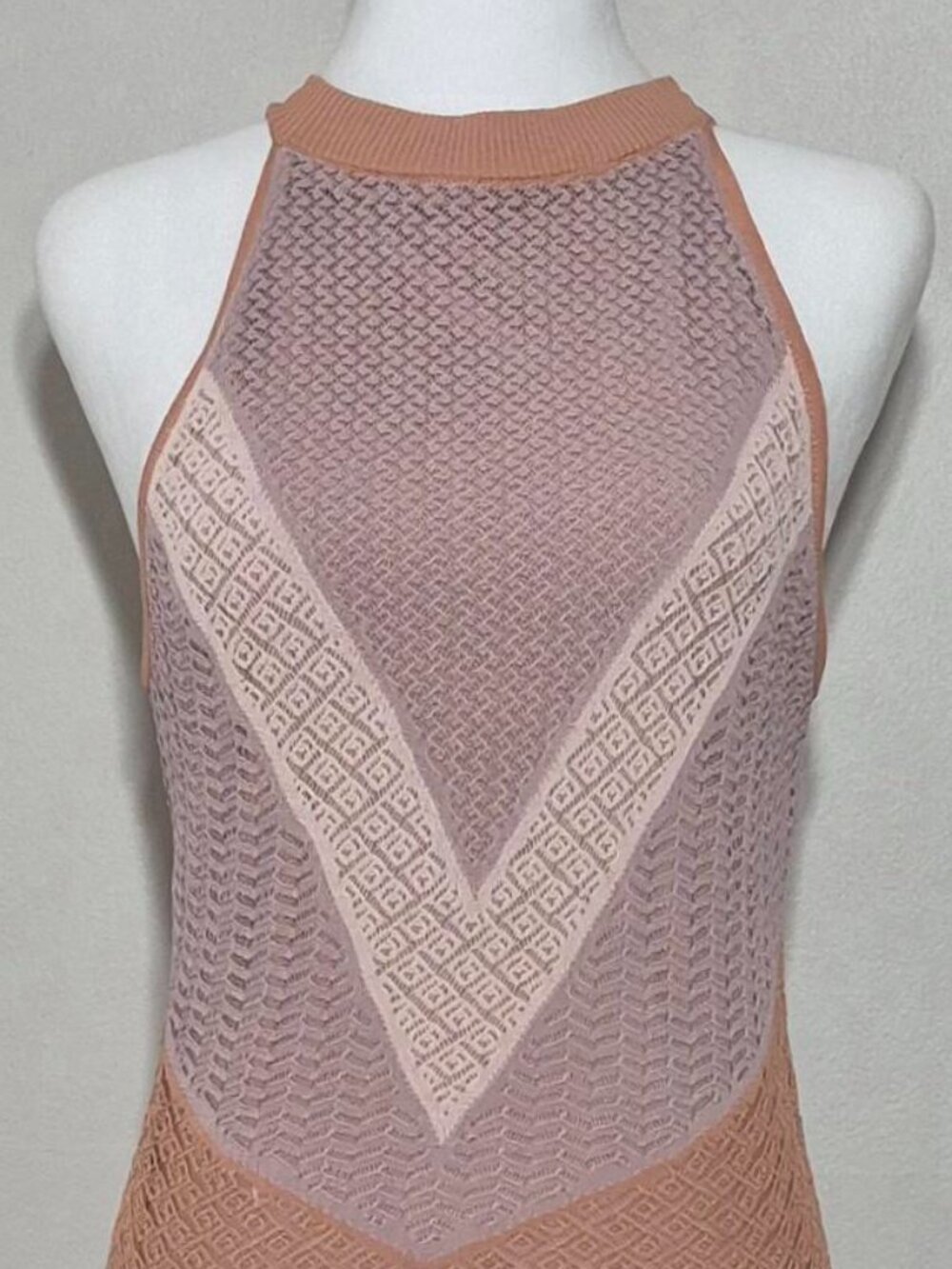 VENUS Women’s Sleeveless Knit Halter Maxi Dress Size Small NWOT - Picture 5 of 10